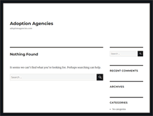 Tablet Screenshot of adoptionagencies.com